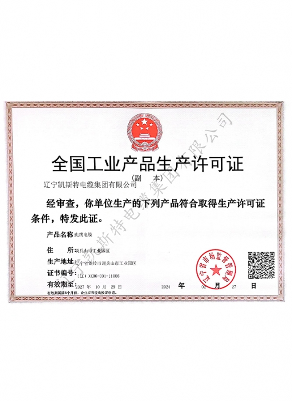 全国工业产品生产许可证